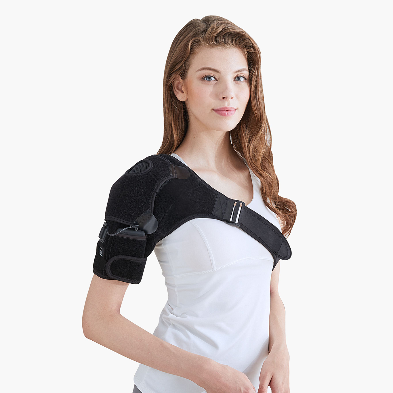 Heated Shoulder Brace Wrap for Women Men_SHOULDER_HEATED  PAD_PRODUCTS_KINTIWE